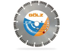 Disc diamantat Golz LT30 – Ø 400 mm, 28 de segmente turbo de 10 mm pentru beton