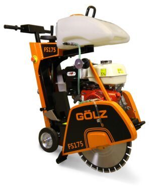 Mașină de tăiat asfalt și beton Golz FS175 Honda – disc 450 mm, tăiere 165 mm