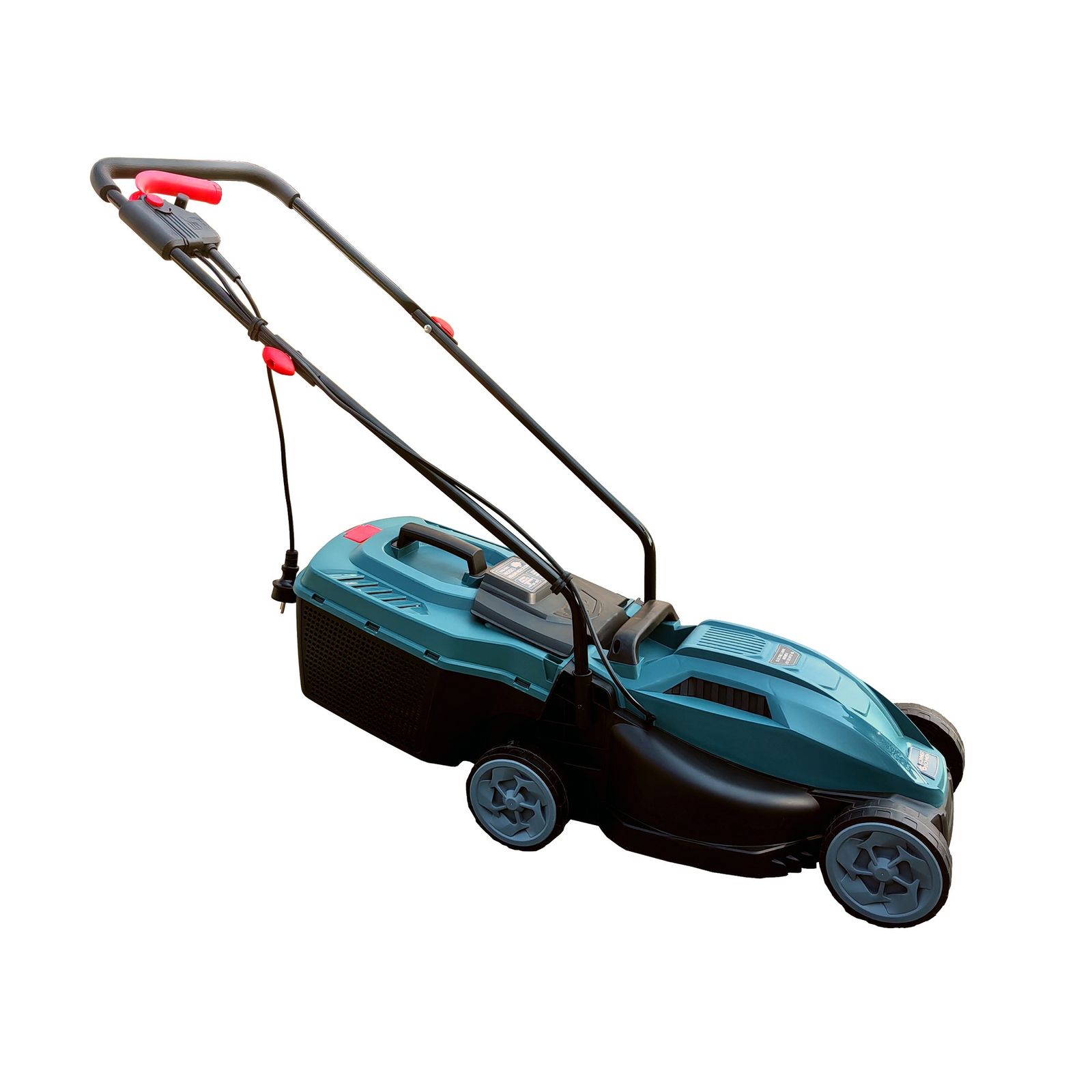 Mașină de tuns iarba electrică Könner & Söhnen KS 32LM12-BL – motor cu inducție 1200 W, 32 cm
