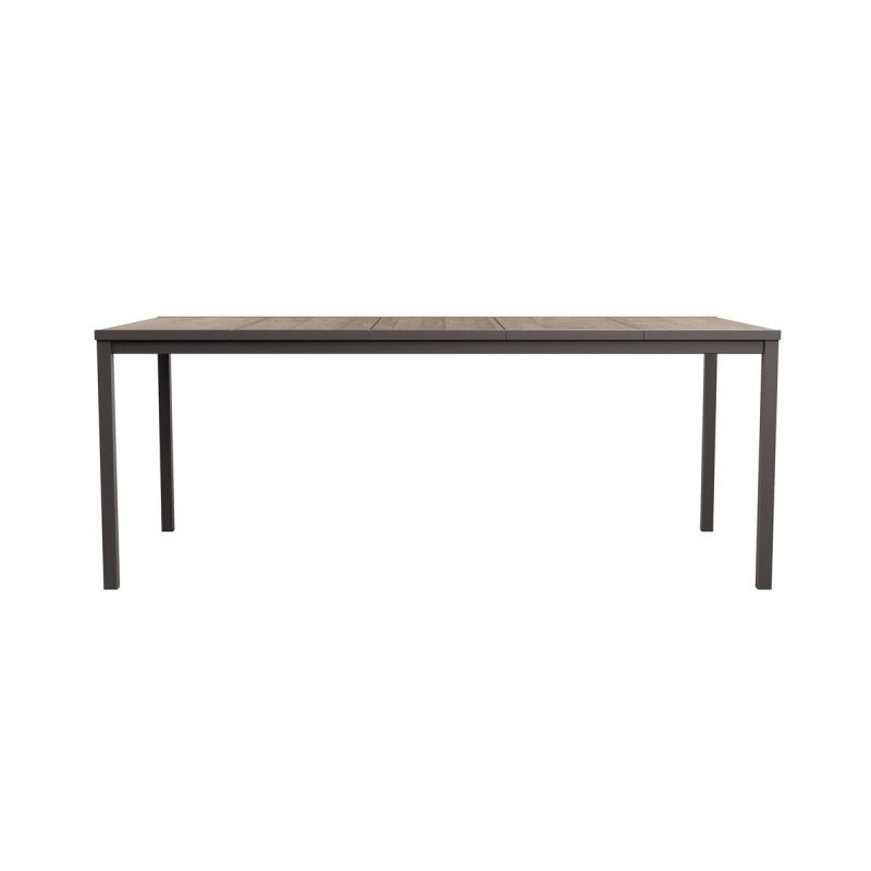 Masă de grădină Keter Porto Ashwood – 194 × 95 × 75 cm, 8 persoane - imagine 2