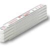 Metru pliant din plastic Sola HKM 1/10 W – 1 m, alb, din poliamidă armată cu fibră de sticlă
