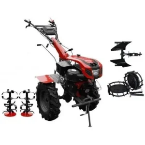 Pachet motocultor Weima WM1100FE-6 – 16 CP, pornire la cheie, diferențial, roți metalice și plug