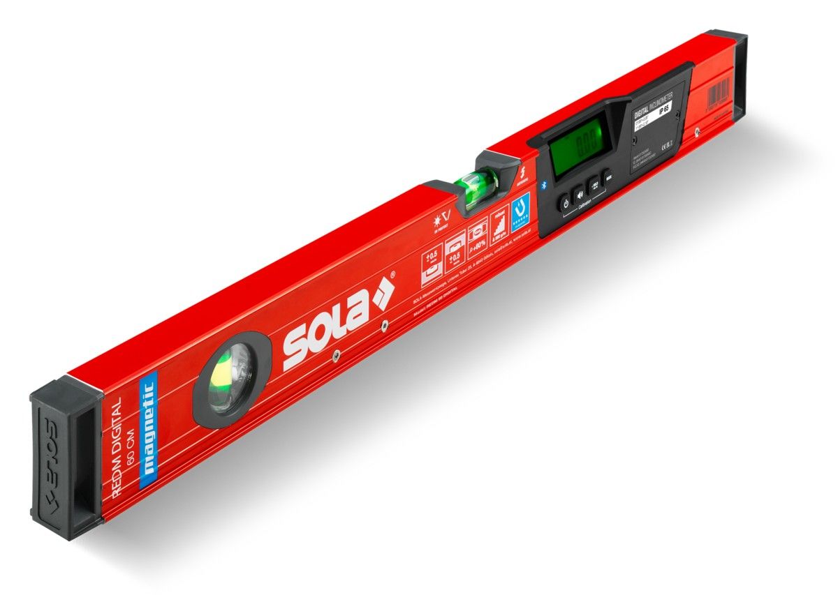 Nivelă digitală magnetică Sola REDM 30 DIGITAL – cu magnet de neodim, 30 cm