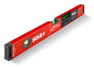 Nivelă digitală Sola RED 120 DIGITAL – Bluetooth și IP65, 120 cm