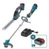 Pachet promoțional Könner & Söhnen KS SHT-BCT-SET – trimmer și foarfecă de grădină cu acumulator 20