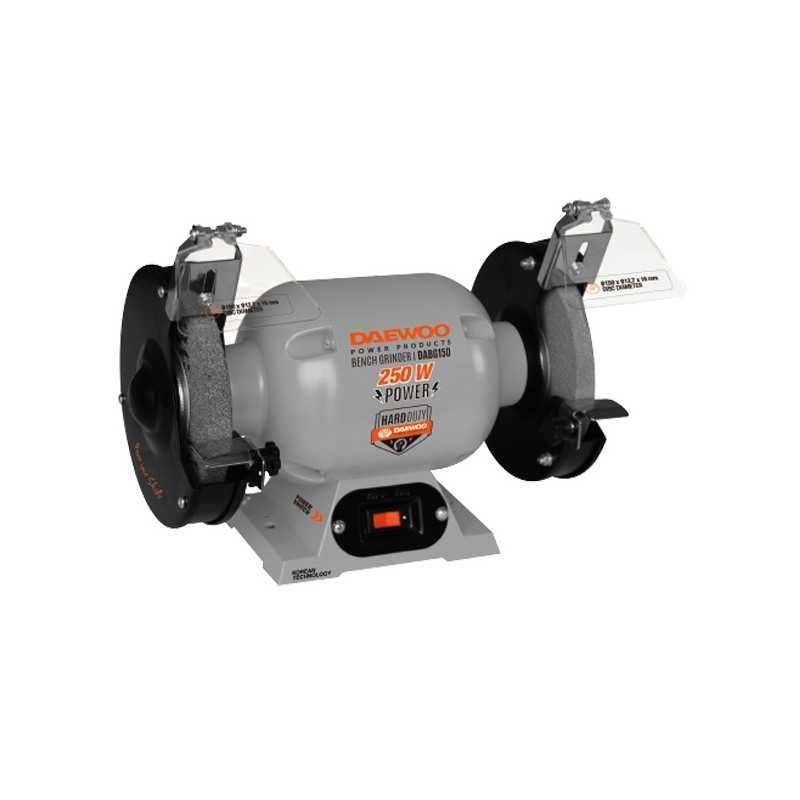 Polizor de banc Daewoo DABG150 – 250 W, disc de 150 mm, 2980 rpm - imagine 2
