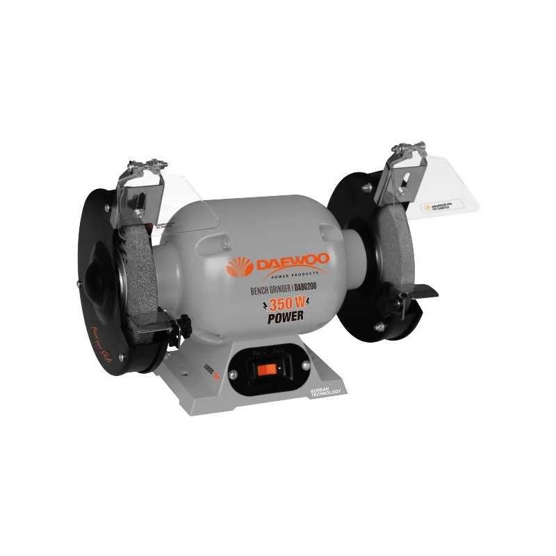 Polizor de banc Daewoo DABG200 – 350 W, disc de 200 mm, 2980 rpm - imagine 2