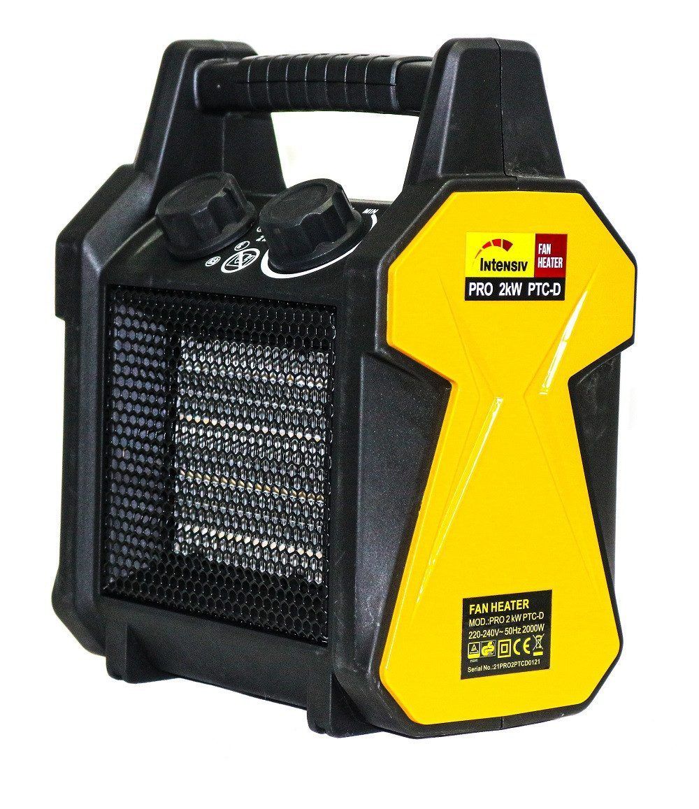 Aerotermă PTC-D Intensiv PRO 2kW – element ceramic PTC, 230 V, debit de aer de 139 m³/h