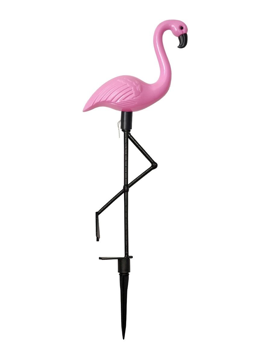Set 3 lămpi solare de grădină în formă de flamingo – LED alb neutru, IP65 – poza 2