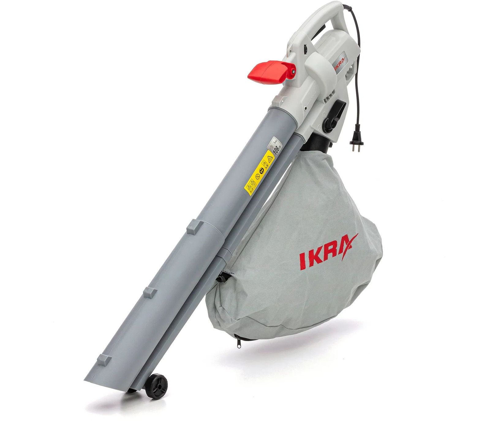 Aspirator și suflantă electrică de frunze Ikra IEBV 3000 – 3000 W, sac de 45 l - imagine 3