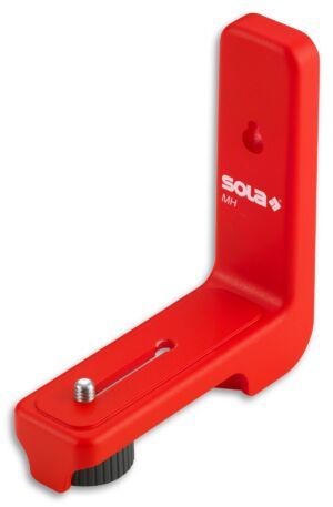 Suport magnetic Sola MH – plastic ABS roșu, sarcină maximă 1 kg