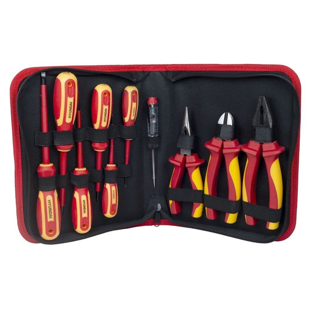 Trusă 10 scule de mână VDE Hyundai HY-59415 – 1000 V