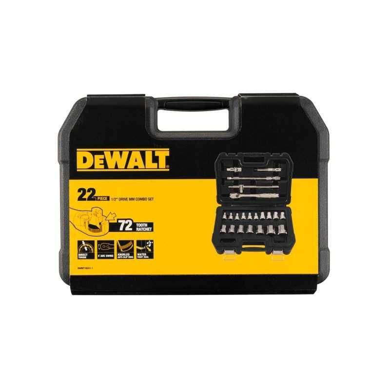Trusă 22 piese DeWalt DWMT19241-1 – prindere 1/2", 8 - 32 mm - imagine 6