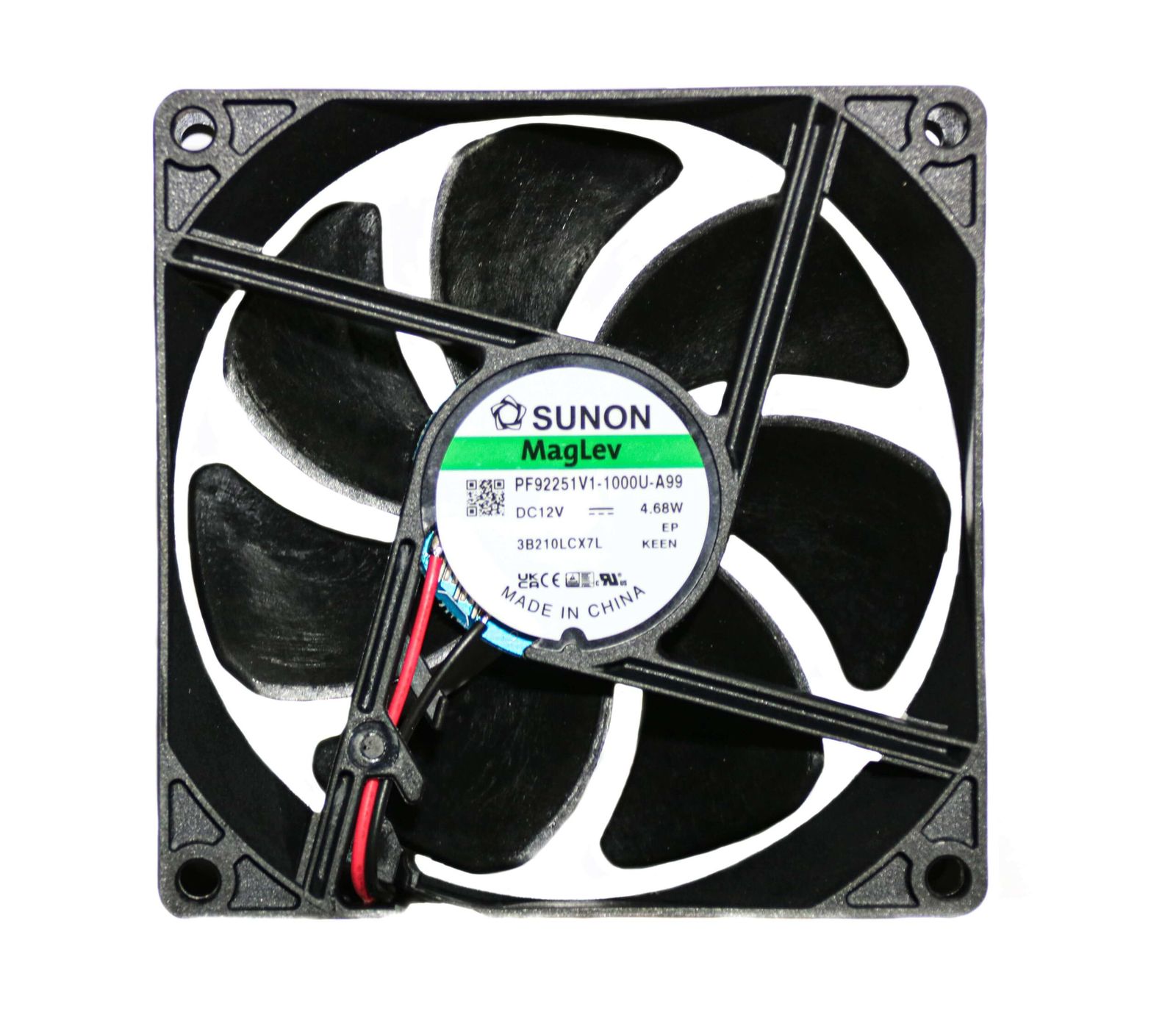 Ventilator Telwin 152006 – 12 V c.c., 2 W, 92 × 92 × 25 mm pentru invertoare de sudură